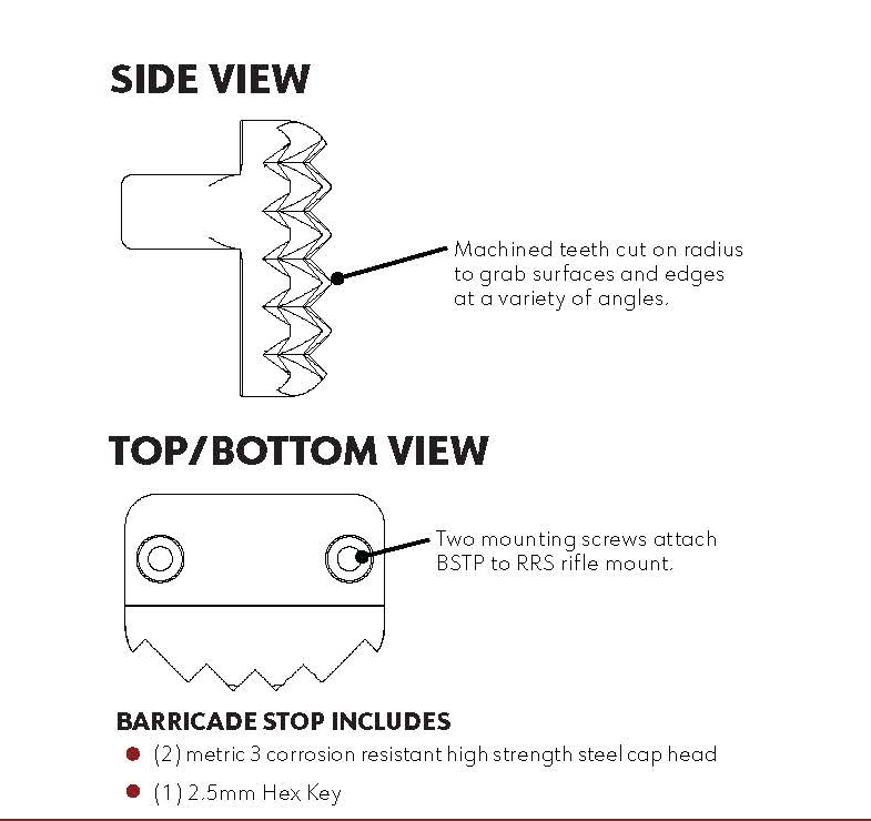 BSTP Barricade Stop User Manual