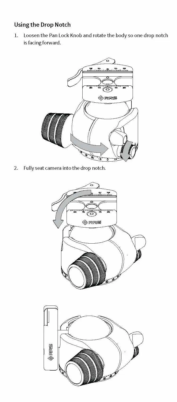 how to use the drop notch