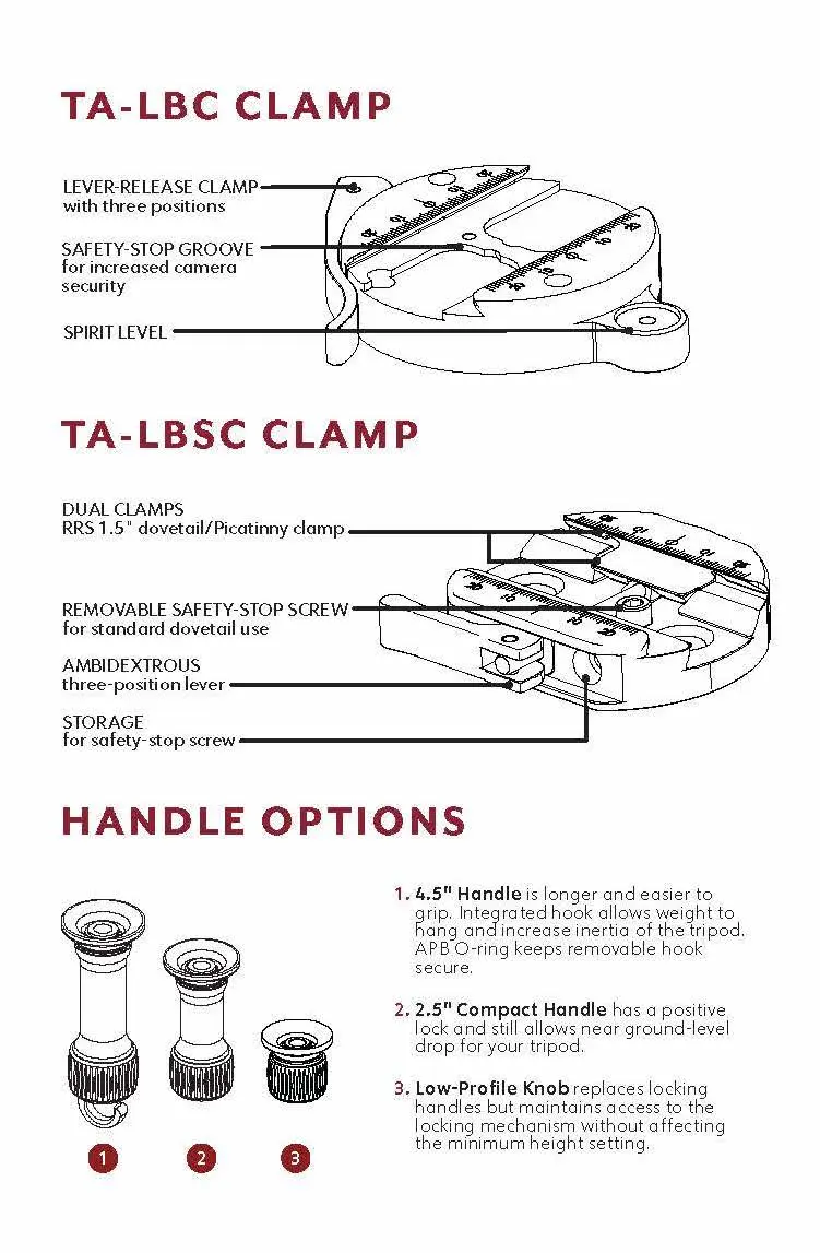 clamp options